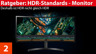 Ratgeber: HDR-Standards bei Monitoren - HDR ist nicht gleich HDR