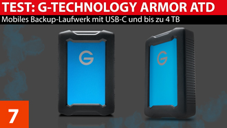 Speicherstrategie: G-Technology ArmorATD - mobiles Backup-Laufwerk im Test