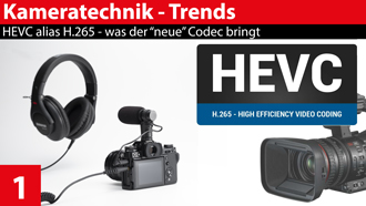 Kameratechnik Trends: HEVC alias H.265