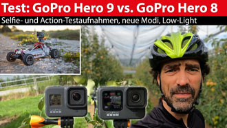Erster Test: GoPro Hero 9 Black im Vergleich zur Hero 8