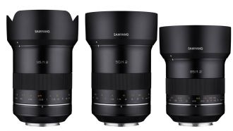 Samyang XP Objektive: 35, 50 und 85 mm für Canon EF
