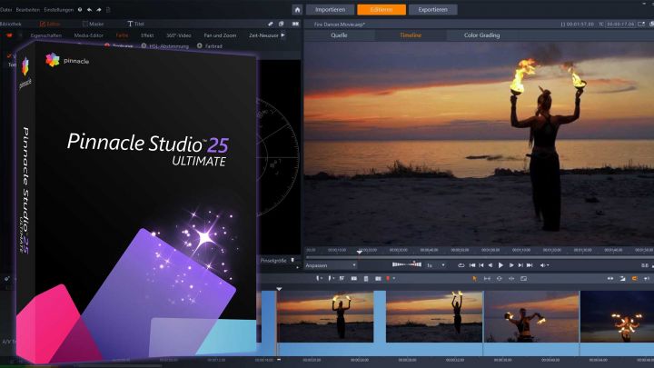 Corel Pinnacle Studio 25 Ultimate: 8K, intelligente Maskierung, mehr Audiofunktionen