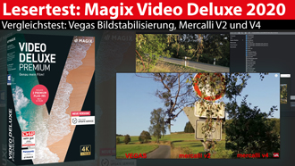 Magix Video Deluxe 2020: die Vegas-Bildstabilisierung im Vergleichstest