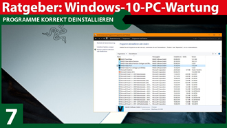 Ratgeber: Systempflege für Windows-10-PC - Programme korrekt deinstallieren