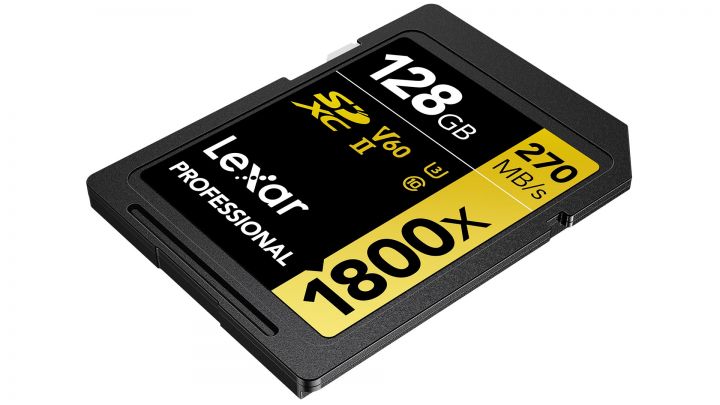 Lexar Professional 1800x: SDXC-UHS-II-Speicherkarten mit bis zu 256 GB