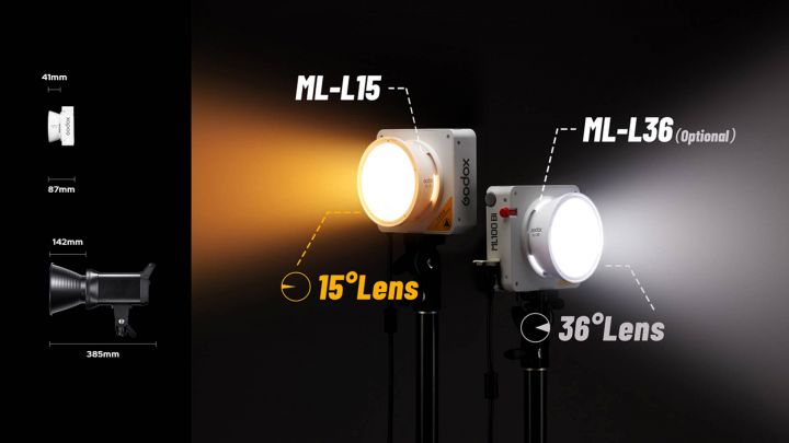 Godox ML100Bi: kompakte LED-Bi-Color-Filmleuchte